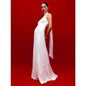 Galvan London MAYA Silk blend BRIDAL GOWN FR40
